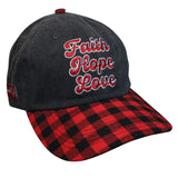 "Faith Hope Love" Cap | Womens Christian Hat