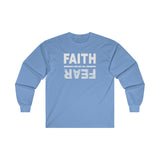 Faith Over Fear - Long Sleeve T-shirt in 7 Colors