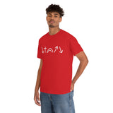 White 5 Symbols | Heavy Cotton Shirt | Small - 5X