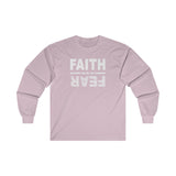 Faith Over Fear - Long Sleeve T-shirt in 7 Colors