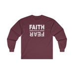 Faith Over Fear - Long Sleeve T-shirt in 7 Colors