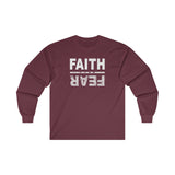 Faith Over Fear - Long Sleeve T-shirt in 7 Colors
