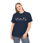 White 5 Symbols | Heavy Cotton Shirt | Small - 5X