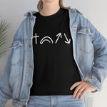 White 5 Symbols | Heavy Cotton Shirt | Small - 5X