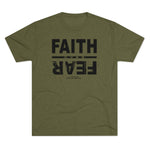 Faith Over Fear Military Green T-shirt