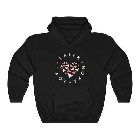 Faith Hope Love | Christian Hoodie - 316Tees