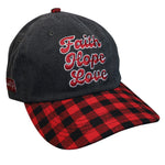 "Faith Hope Love" Cap | Womens Christian Hat