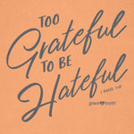Too Grateful | Womens Christian T-shirt