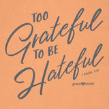 Too Grateful | Womens Christian T-shirt