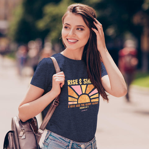 Give God The Glory Glory | Womens Christian T-shirt