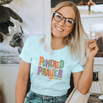 Powered By Prayer | Womens Christian T-shirt