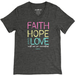 Faith Hope Love Not Cancelled | Womens Christian T-shirt