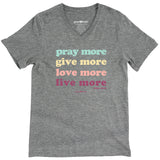 Live More | Womens Christian T-shirt