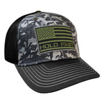 Black Camo American Flag Hat | Men's Cap