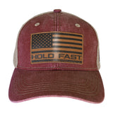 American Flag Cap | Hold Fast Leather Edition