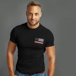 Firefighter Flag Shirt | Redline T-shirt