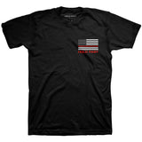 Firefighter Flag Shirt | Redline T-shirt