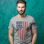 "Free Speech" Shirt | Patriotic Mens T-shirt