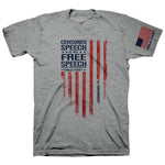 "Free Speech" Shirt | Patriotic Mens T-shirt