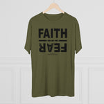Faith Over Fear Military Green T-shirt
