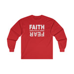Faith Over Fear - Long Sleeve T-shirt in 7 Colors