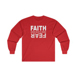 Faith Over Fear - Long Sleeve T-shirt in 7 Colors