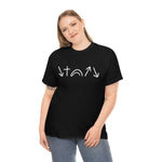 White 5 Symbols | Heavy Cotton Shirt | Small - 5X