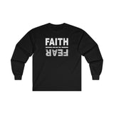 Faith Over Fear - Long Sleeve T-shirt in 7 Colors