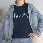White 5 Symbols | Heavy Cotton Shirt | Small - 5X