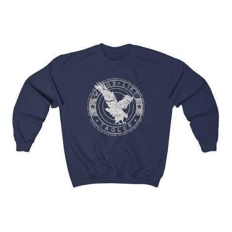 Wings Like Eagles | Christian Sweatshirt - 316Tees