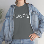 White 5 Symbols | Heavy Cotton Shirt | Small - 5X